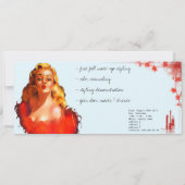 Make-up Artist - Einladung (Rückseite)