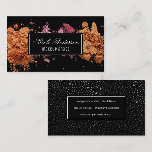 Make up Artist | Kosmetik Visitenkarte (Vorne/Hinten)