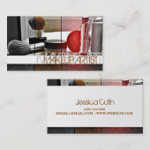 Make-up Artist, Kosmetologie, Beauty Business Card Visitenkarte (Vorne/Hinten)