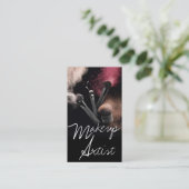 Make-up Artist, Kosmetologie, Salon Business Card Visitenkarte (Stehend Vorderseite)