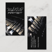 Make-up Artist, Kosmetologie, Salon Business Card Visitenkarte (Vorne/Hinten)
