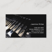 Make-up Artist, Kosmetologie, Salon Business Card Visitenkarte (Rückseite)