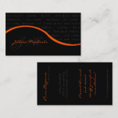 Make-up Artist Make up Woman Business Card Visitenkarte (Vorne/Hinten)