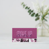 Make-up Artist, Salon, Beauty, Kosmetologe Visitenkarte (Stehend Vorderseite)