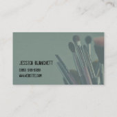 Make-up Artist, Salon, Beauty, Kosmetologe Visitenkarte (Rückseite)