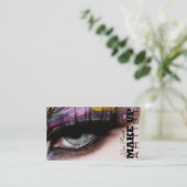 Make up Artist Visitenkarte (Stehend Vorderseite)