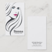 Make-up Artist Visitenkarte (Vorne/Hinten)