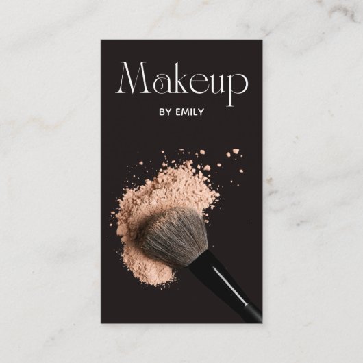 Make up Artist Visitenkarte (Vorderseite)