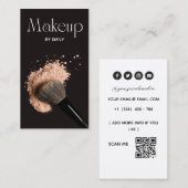Make up Artist Visitenkarte (Vorne/Hinten)