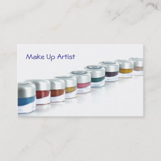 Make Up Artist Visitenkarte (Vorderseite)