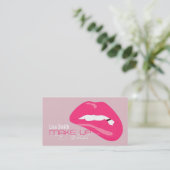 Make up Artist Visitenkarte (Stehend Vorderseite)
