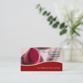 Make-up Artsist Visitenkarten Visitenkarte (Stehend Vorderseite)