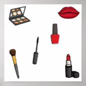 Make-up-Auflistung Poster (Vorne)