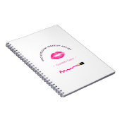 Make-up Beauty Artist Niedlich Personalisiert Notizblock (Rechte Seite)