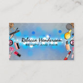 Make up Beauty Products | Blauglühen Visitenkarte (Vorderseite)