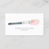 Make up Brush Visitenkarte (Vorderseite)