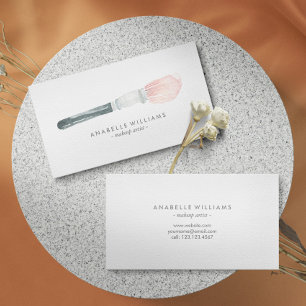 Make up Brush Visitenkarte