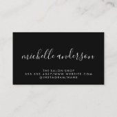 Make up Brushed | Kiss Stain | GLITZER Visitenkarte (Rückseite)