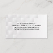 Make up Brushes and Beauty Foundation Visitenkarte (Rückseite)