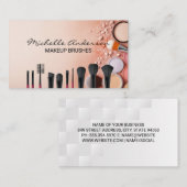 Make up Brushes and Beauty Foundation Visitenkarte (Vorne/Hinten)