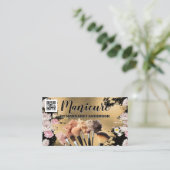 Make up Brushes Foundation | Blumen Terminkarte (Stehend Vorderseite)