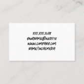 Make up Foundation Powder | Kosmetik Visitenkarte (Rückseite)