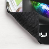 Make-up ist meine Lebenregenbogenlippen und Mousepad (Ecke)