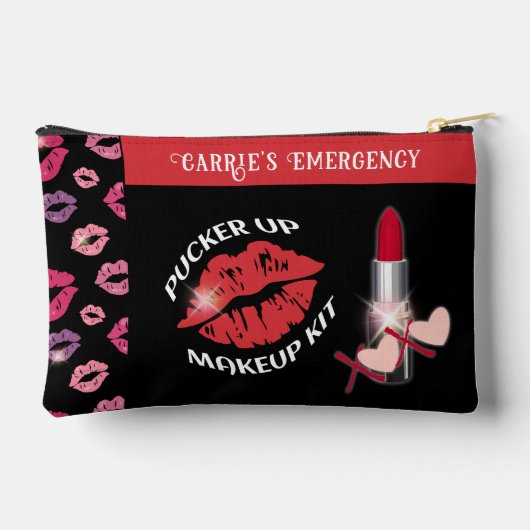 Make-up-Kit für Notfall-Pucker Zubehörtasche (Rückseite)