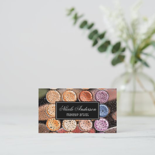 Make-up-Kit | Kosmetik Visitenkarte (Stehend Vorderseite)