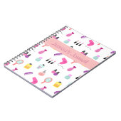 Make-up, Kosmetik, Schönheit, Pflegenmuster Notizblock (Linke Seite)