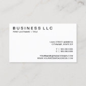 Make-up-Künstler. Visitenkarte (Rückseite)