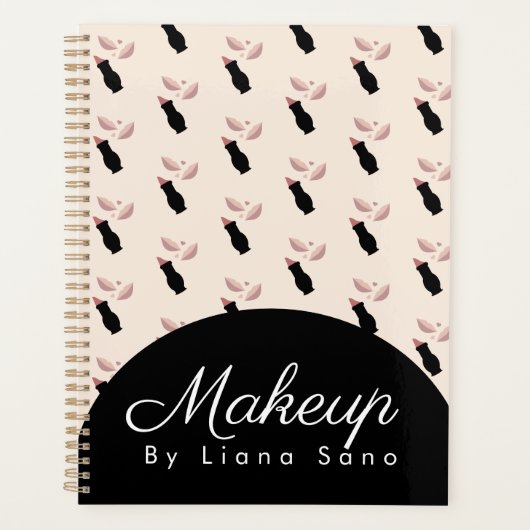 Make up Lips Lipstick Artist Ernennungsplaner Planer (Vorderseite)