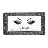 Make-up mit Glittereffekt (Vorne)