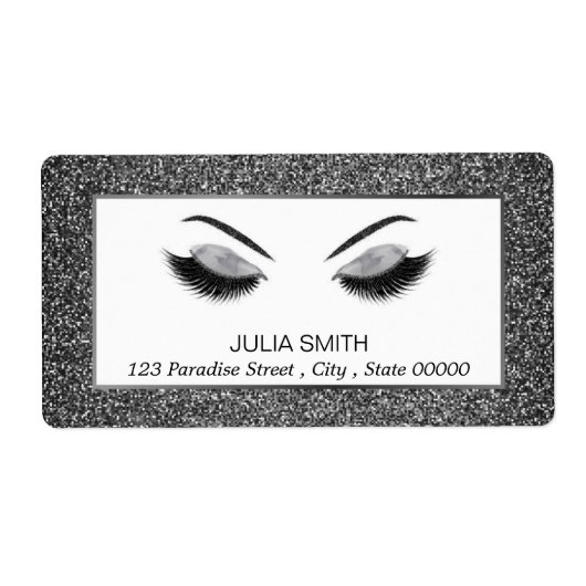 Make-up mit Glittereffekt (Vorne)