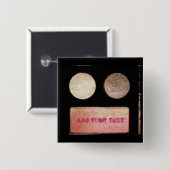 Make-up Palette-Face von Shirley Taylor Button (Vorne & Hinten)