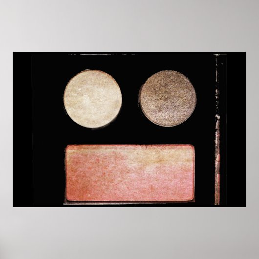 Make-up Palette-Face von Shirley Taylor Poster (Vorne)