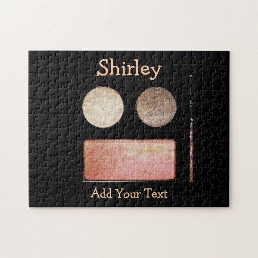 Make-up Palette-Face von Shirley Taylor Puzzle (Horizontal)