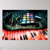 Make-up-Pinsel Poster (Vorne)