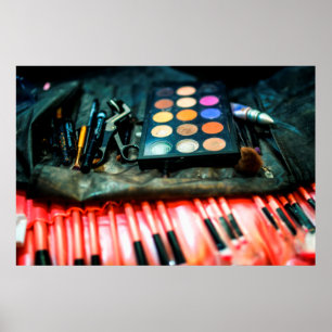 Make-up-Pinsel Poster