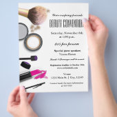 Make-up & Schönheit Chic Glam Event Flyer Poster (Hand)