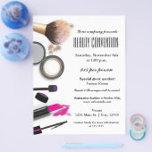 Make-up & Schönheit Chic Glam Event Flyer Poster (Einzeln)