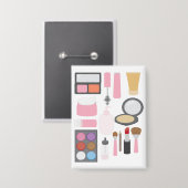 Make-up-Set Button (Vorderseite/Rückseite)