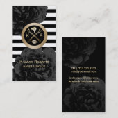 Make-up u. Haar-Stylist-modernes Visitenkarte (Vorne/Hinten)