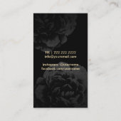 Make-up u. Haar-Stylist-modernes Visitenkarte (Rückseite)