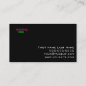 MAKE-UP UND HAAR-STYLIST VISITENKARTE (Rückseite)