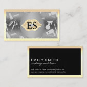 Make-up und Haartools Visitenkarte (Vorne/Hinten)