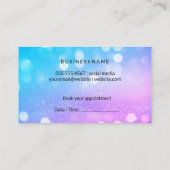 Make-up und Haarwerkzeug Terminkarte (Rückseite)