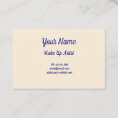 Make up visitenkarte (Rückseite)