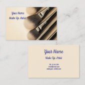 Make up visitenkarte (Vorne/Hinten)