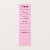 Make-up Visitenkarten (Innenseite Aufgefaltet)